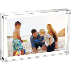 Présentation Cadre Photo Acrylique Transparent, Bureau, Nettoyage Inclus