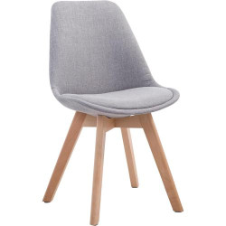 Présentation Chaise Retro Design Borneo V2 CLP, Ergonomique, Gris