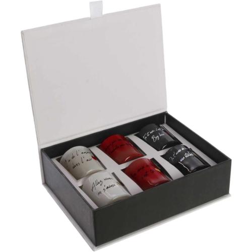 Présentation de Bougie Amour X6 Coffret THE CONCEPT FACTORY en situation