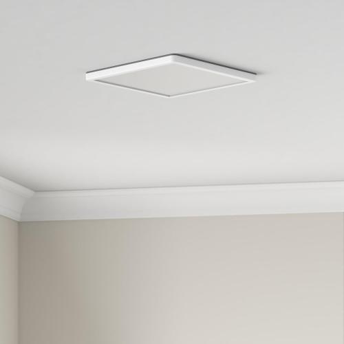 Présentation de Plafonnier LED Dimmable Fwiull, 24W, 3200 lm, IP54 en situation