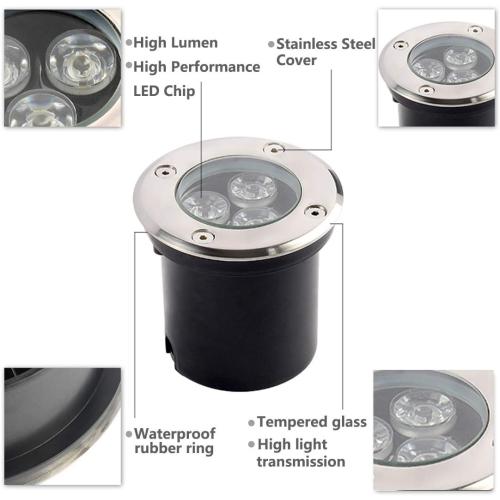 Présentation de Zoom sur Dailyart Spots LED Encastrables Extérieurs, 4 Pack 280 Lumen