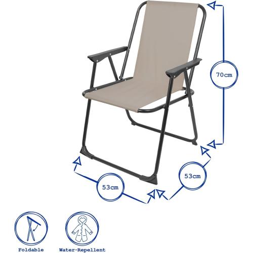 Présentation de Zoom sur Bannes Plage, Chaise Set 2 pièces, Léger, Feuille Banane