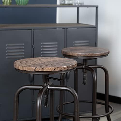 Présentation de Zoom sur Tabourets de Bar Industriel MEUBLE COSY – Confort et Style