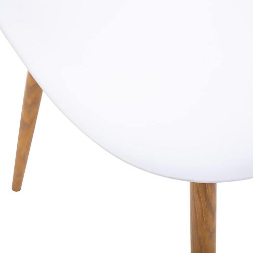 Présentation de Zoom sur Chaise Taho Blanche, Atmosphera, Créateur d'Intérieur