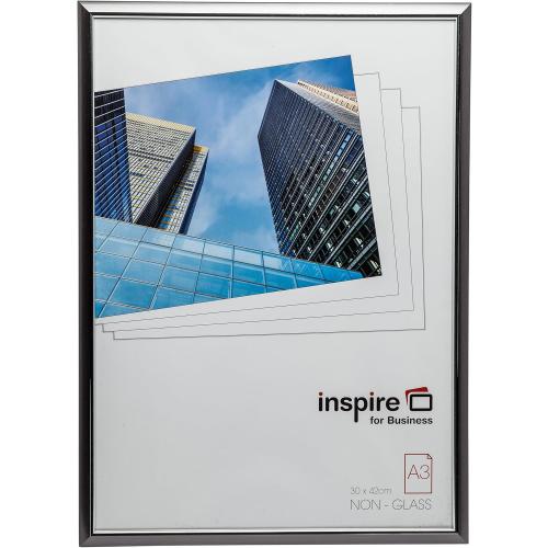 Présentation de Présentation Cadre Photo Hampton Frames EasyLoader Fumée Gris A3 Sécurisé