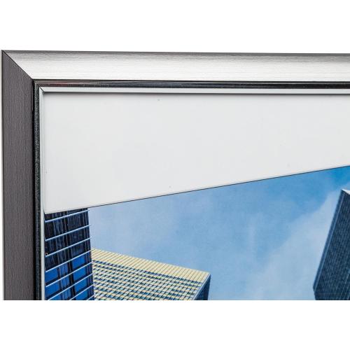 Présentation de Zoom sur Cadre Photo Hampton Frames EasyLoader Fumée Gris A3 Sécurisé