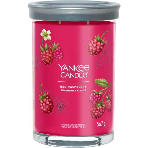 Présentation de Présentation Bougie parfumée Framboise Rouge, Yankee Candle, longue durée