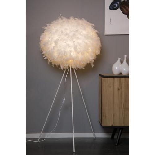 Présentation de Zoom sur Lampadaire Lucide Goosy Soft Moderne et Élégant pour Salon