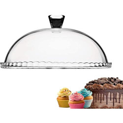 Présentation Assiette dessert, gâteau, cloche pâtisserie, 32 cm