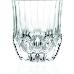 Présentation RCR Lot 6 Verres Eau, Cristal Transparent, Élégance