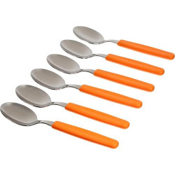 Présentation Cuillères de table Victorinox, lot de 6, orange, polypropylène