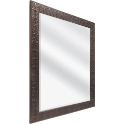 MCS Médaillon Miroir Biseauté, Poinçon Bronze en situation