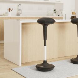 Tabouret Ergonomique Pivotant Wobble, Confort Optimal, Résistant en situation