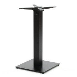 Présentation Dublino Pied de Table Métal Noir Base Manger 73 cm