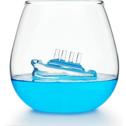 Présentation CKB LTD Verre à Eau, Bateau à Voile, 500 ml