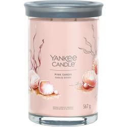 Présentation Yankee Candle Sables Roses, Bougie Parfumée Tumbler