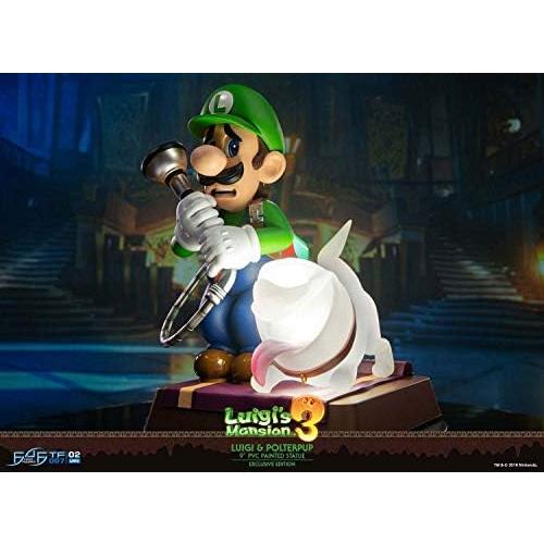 Présentation de Figurine Luigi Collector Mansion 3 - Statuette Premium LM03CO en situation