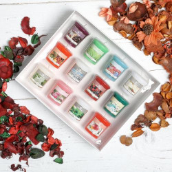 Bougies coffret cadeau luxueux TheGiftbox, parfumées en situation