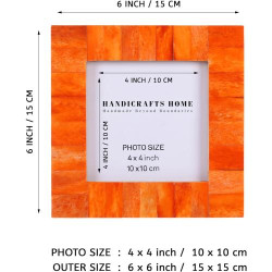 Cadres Photo Muraux Orange Classique, Handicraftshome Uk en situation