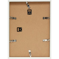 Cadre Photo Basic Moulure Bois MDF Blanc, Passe-Partout en situation