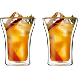 Présentation Bodum Assam, Set 2 Verres Double Paroi 25 cl