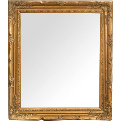 Présentation de Zoom sur Miroir Baroque Dore Biscottini Made in Italy 64x74 cm