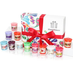 Présentation Bougies parfumées, coffret cadeau luxe, idées cadeaux élégantes