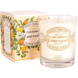 Présentation Bougie Parfumée Fleur d'Oranger, Naturelle, Verre, Made in France