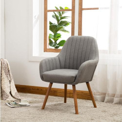 Présentation Fauteuil Contemporain Tuchico, Tissu, Design Moderne