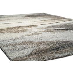 Tapis Contemporain Design Baroque Heather Brown Gris Taupe en situation