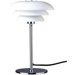 Présentation Lampe de Table Opale Chrome, Design Danois Moderne