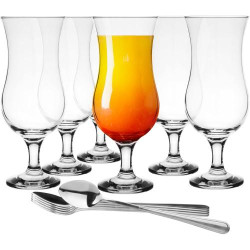 Présentation Verres à cocktail G Glasmark, lot de 6, acier inoxydable