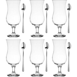 Verres à cocktail G Glasmark, lot de 6, acier inoxydable en situation