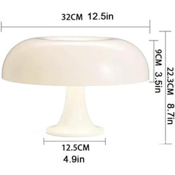 Lampe Champignon Orange JNHCD, LED Durable, Décoration Intérieure en situation