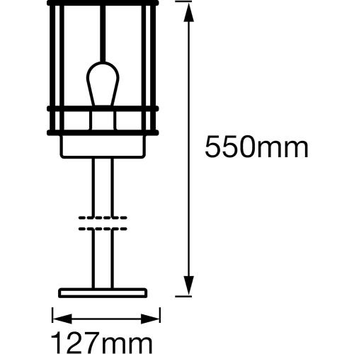 Présentation de Zoom sur LEDVANCE Pylône LED Jardin, Éclairage Extérieur, E27