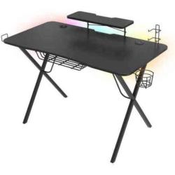 Présentation Table de Jeu Genesis Holm 300 RGB, Bois Noir