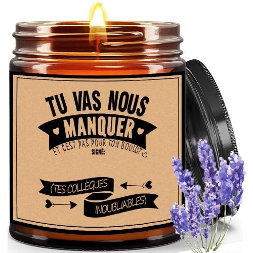 Présentation de Présentation Bougie Parfumée Lavande Naturelle Cire de Soja Aromathérapie