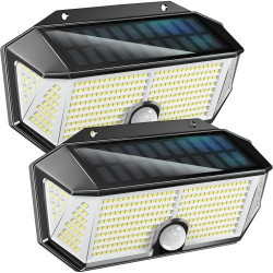 Présentation Lampes solaires FLOWood, pack 2, 310 LED lumineuses