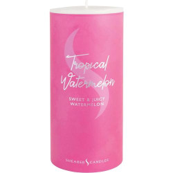 Présentation Bougie parfumée Pasteque Tropicale Rose, Shearer