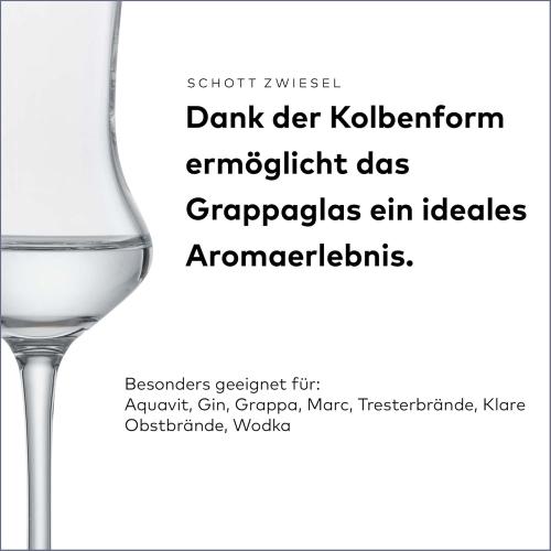 Présentation de Zoom sur Verres à grappa, lot de 6, SCHOTT ZWIESEL, lave-vaisselle