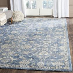 Tapis de Salon Rectangulaire Safavieh Corina, Polypropylène, Bleu Beige en situation