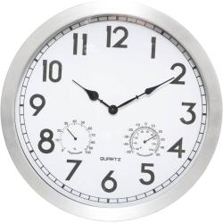 Présentation Horloge extérieure Atmosphera, design moderne, D40 cm