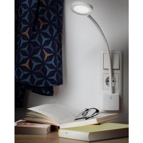 Présentation de Zoom sur Lampe Lecture Murale LED Dimmable, Applique Nuit Blanc