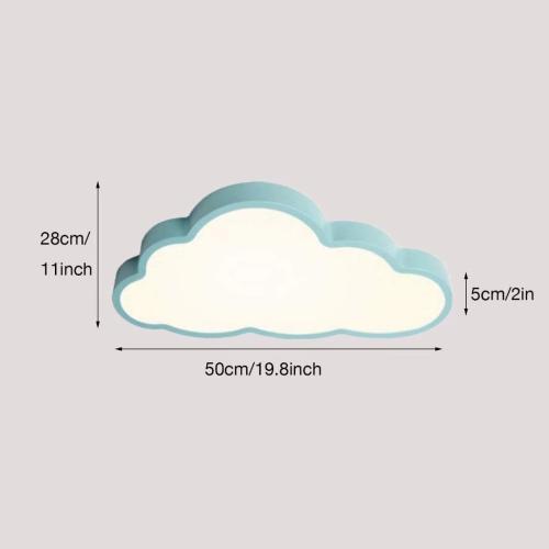 Présentation de Zoom sur LIUNIAN Plafonnier Ultra Mince Nuages Créatifs 36W