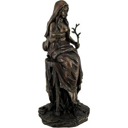 Veronese Design Statue Pythia Oracle Delphi Apollo Bronzed en situation