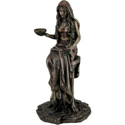 Présentation Veronese Design Statue Pythia Oracle Delphi Apollo Bronzed