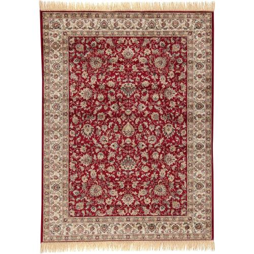 Présentation de Présentation Tapis Farshian Hereke Rouge, Qualité Artisanale