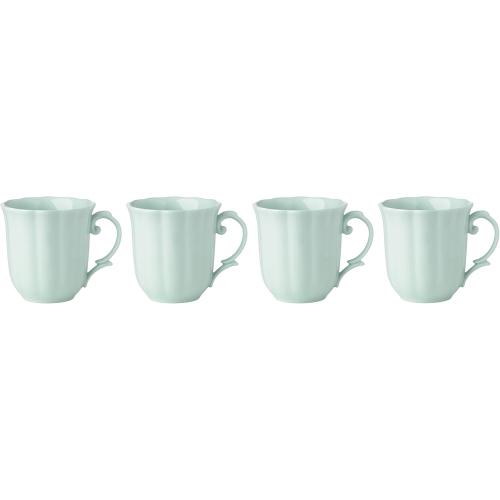 Présentation de Présentation Lenox, assiettes Meadow Solid Blue, lot 4 tasses 12 oz