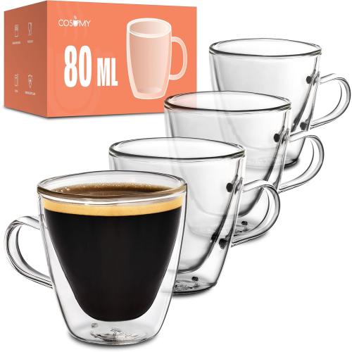 Présentation de Présentation Verres Double Paroi 80ml, Cosumy, Conserve Température, Cadeau