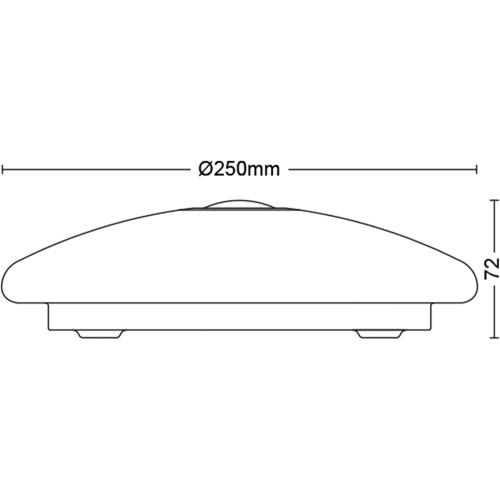 Présentation de Zoom sur Plafonnier LED Mauve Philips, Détecteur Mouvement, 6W